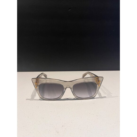 Balmain Acetate Cat-Eye Crystal grey Sunglasses NEW main image 7